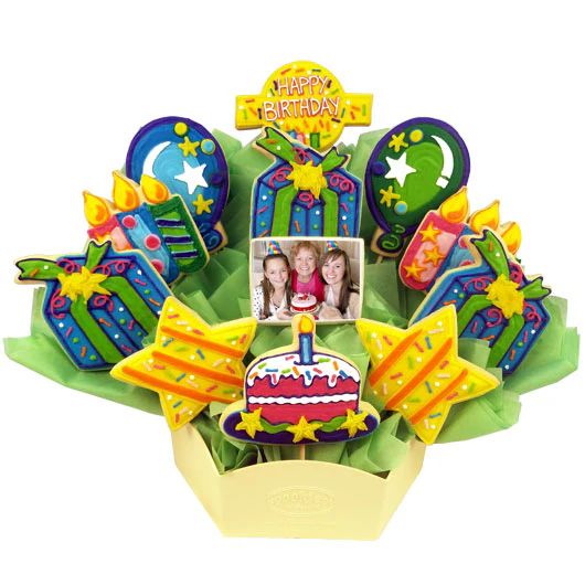 Photo Cookies - Confetti and Candles Bright - Image 3