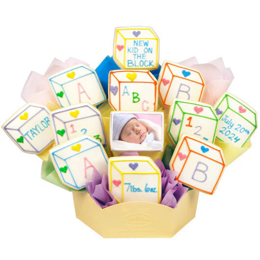 Photo Cookies -  Baby Blocks - Image 3