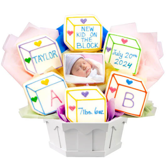 Photo Cookies -  Baby Blocks - Image 4